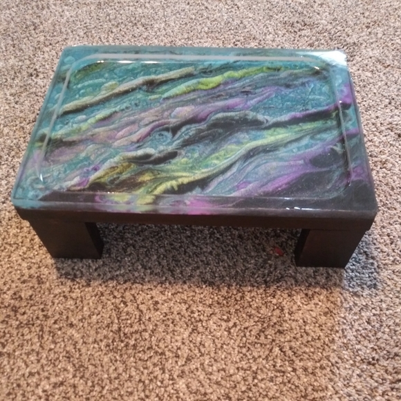 CUSTOM Pet Feeding Station Elevated Wood Art - Picture 6 of 17